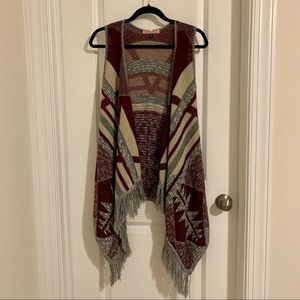 Closet Space Sleeveless Open Front Cardigan Vest
